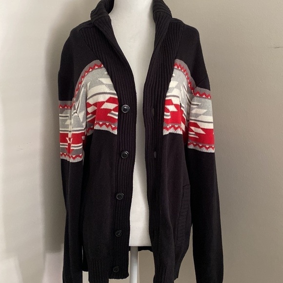 Parish nation 56 southwest button down cardigan - Picture 1 of 7
